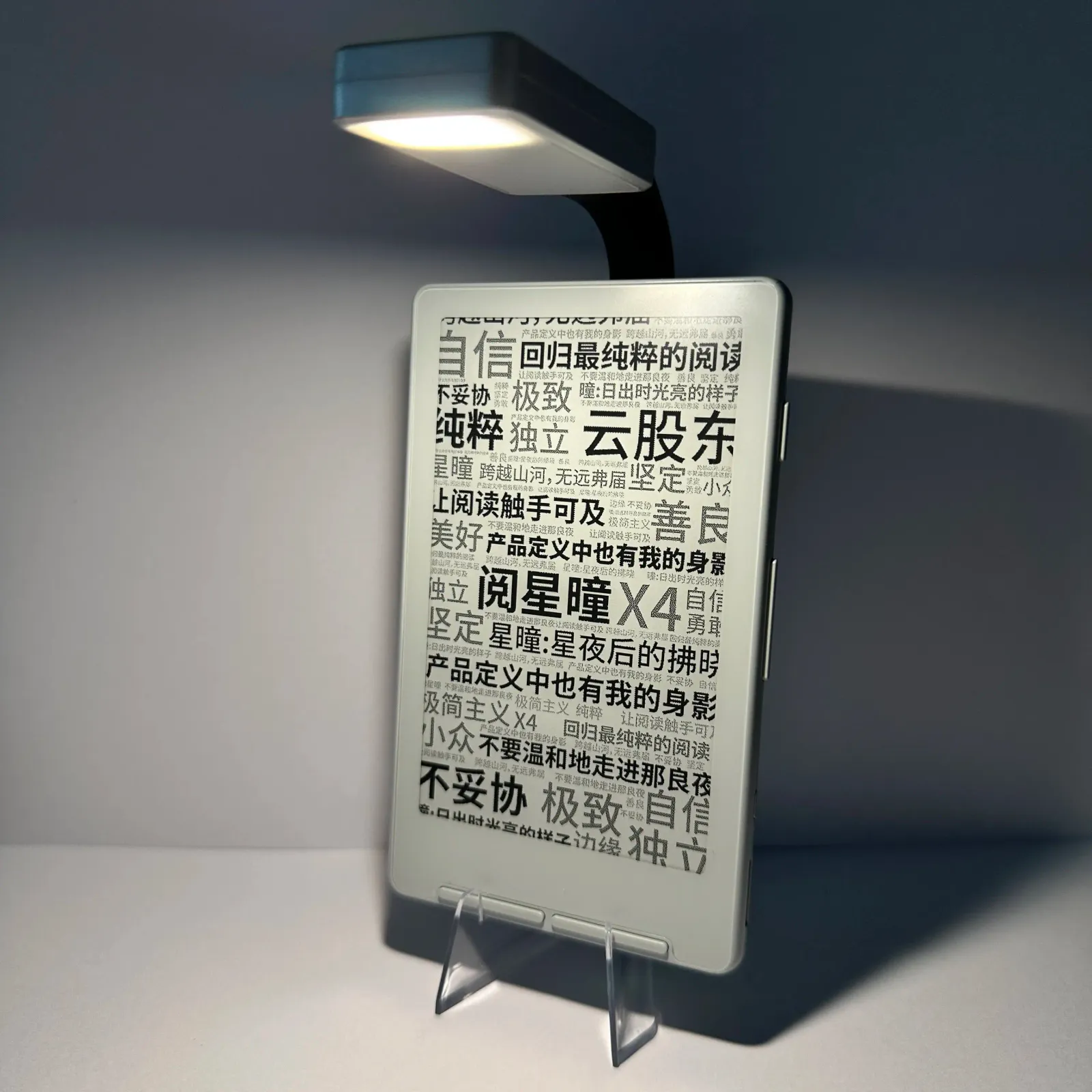 Lampe de lecture LED, vue de détail