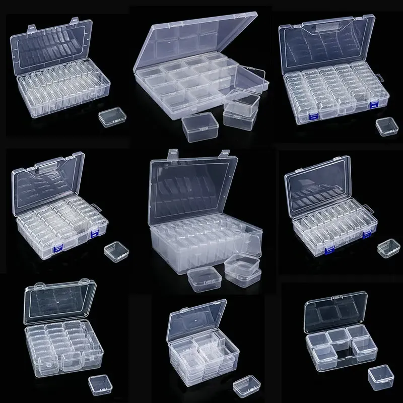 Boîte de rangement pour perles en usage