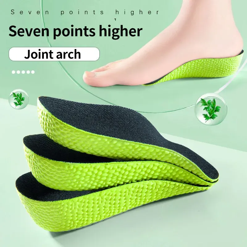 Semelles intérieures en mousse à mémoire de forme pour hommes et femmes, à soutien de la voûte plantaire pour pieds plats, baskets Orth4WD, avec soutien du talon et correction de la hauteur 3