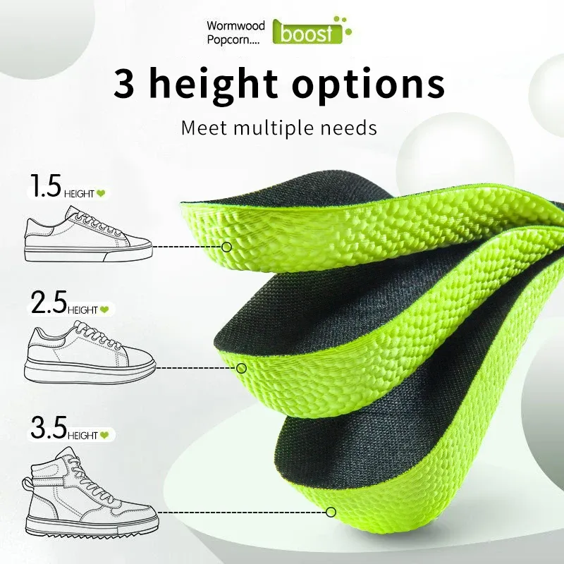 Semelles intérieures à mémoire de forme, détail du design