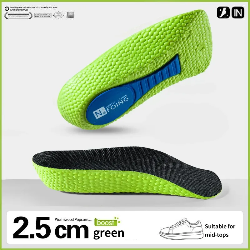 Semelles intérieures en mousse à mémoire de forme pour hommes et femmes, à soutien de la voûte plantaire pour pieds plats, baskets Orth4WD, avec soutien du talon et correction de la hauteur 11