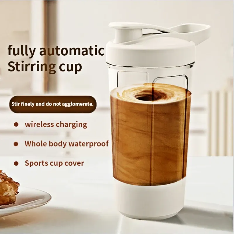 Shaker électrique, détail de la tasse et du couvercle