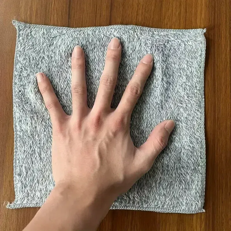 Chiffons de nettoyage en microfibre non pelucheux, lavettes réutilisables, très absorbants pour vitres de voiture 3