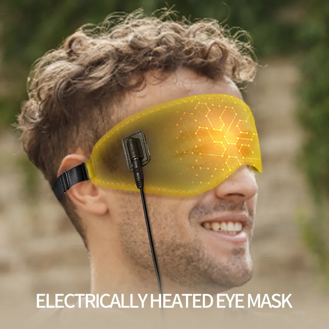 Masque chauffant pour les yeux