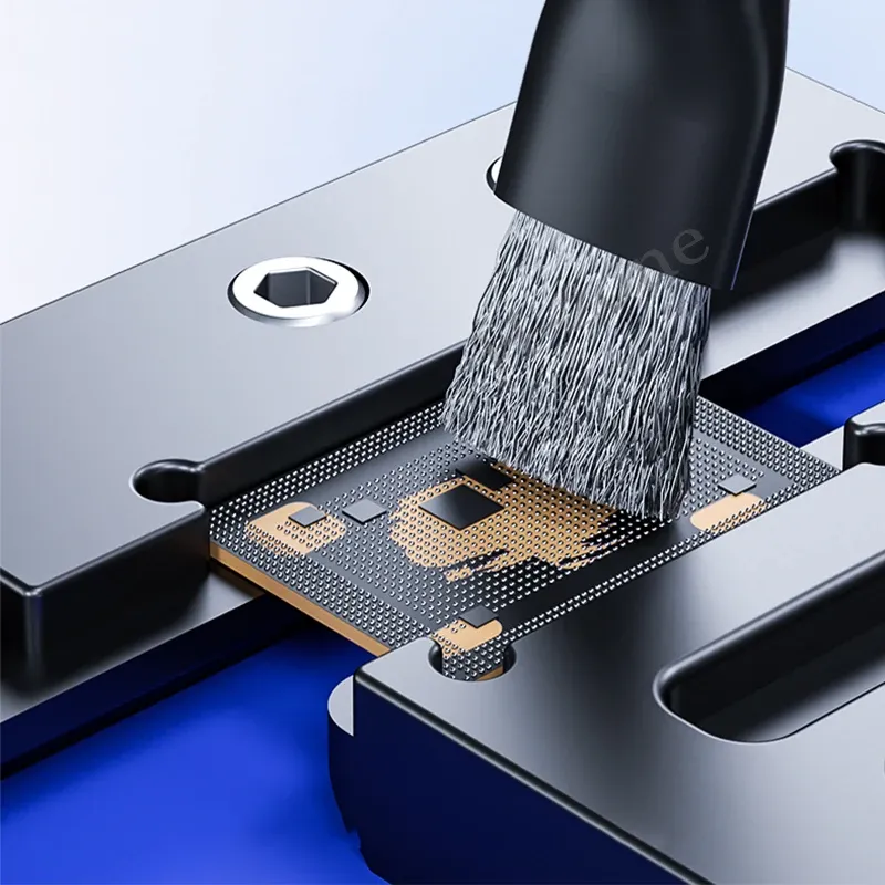 Brosse en acier pour nettoyage de circuits intégrés sur carte mère, retrait de colle et de résidus 3