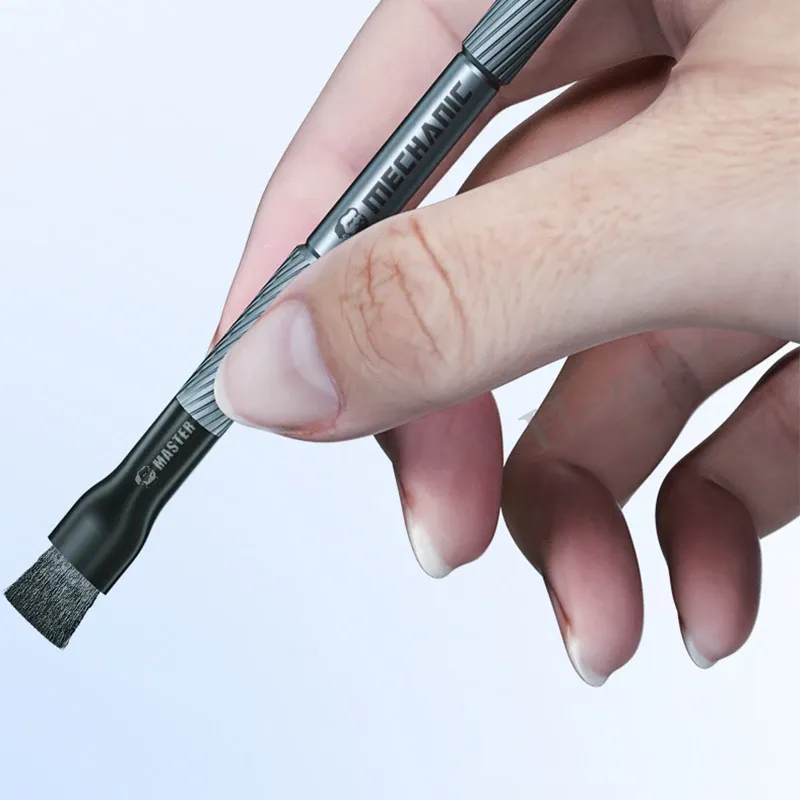 Brosse en acier pour nettoyage de circuits intégrés sur carte mère, retrait de colle et de résidus 6