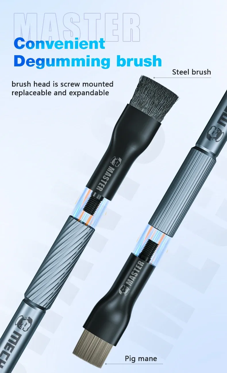 Brosse de déclenchement IC, utilisation