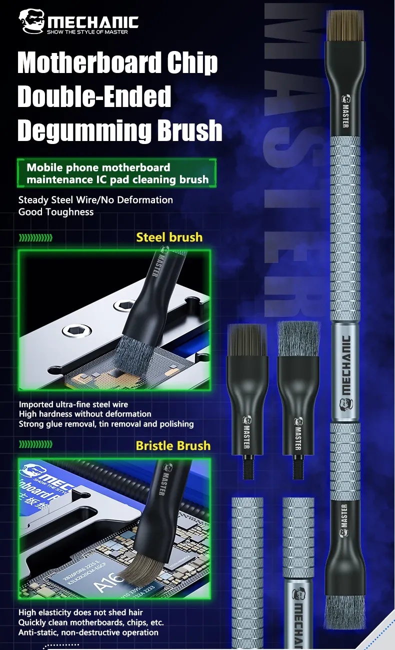 Brosse de déclenchement IC, présentation