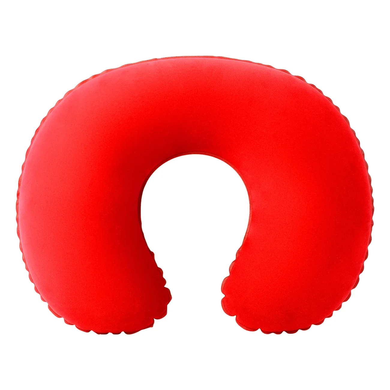 Oreiller de voyage gonflable floqué, coussin de soutien portable pour l'avion, la voiture et la maison 14
