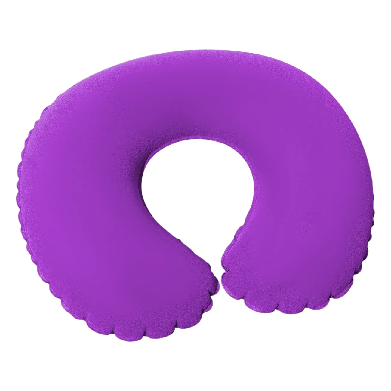 Oreiller de voyage gonflable floqué, coussin de soutien portable pour l'avion, la voiture et la maison 10
