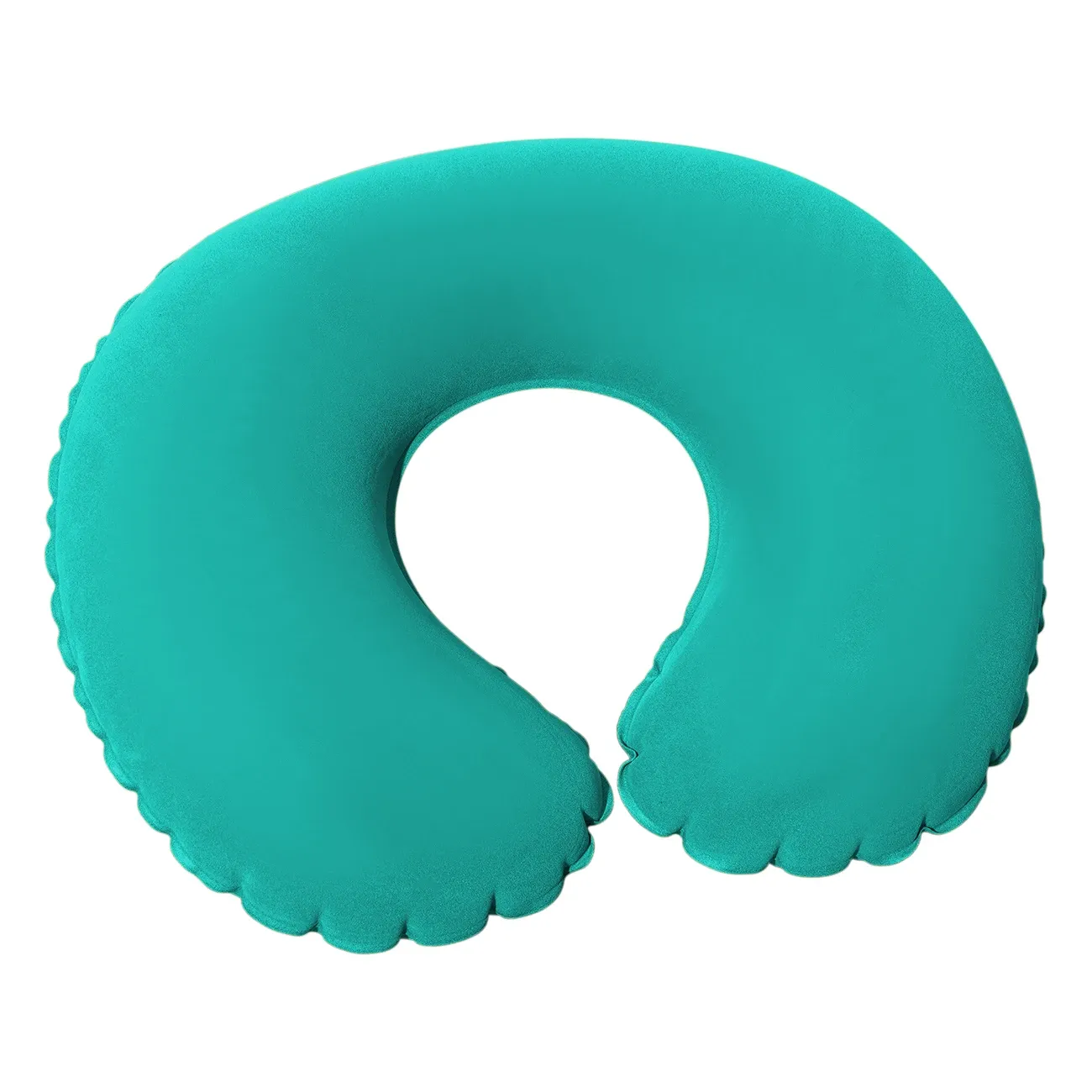 Oreiller de voyage gonflable floqué, coussin de soutien portable pour l'avion, la voiture et la maison 8