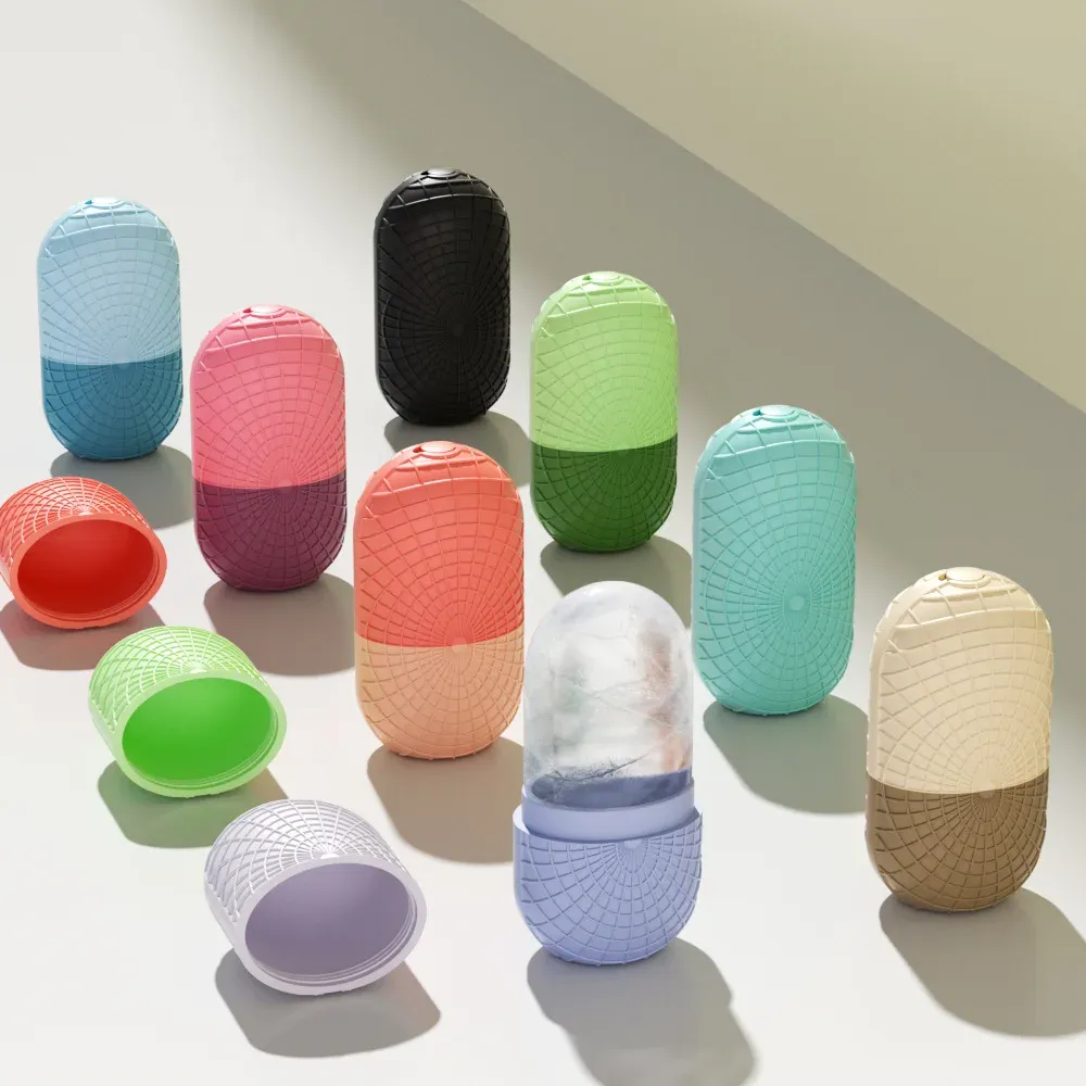 Outil de soin du visage en silicone à boule glacée pour lifting, massage et contour des yeux - Image 1