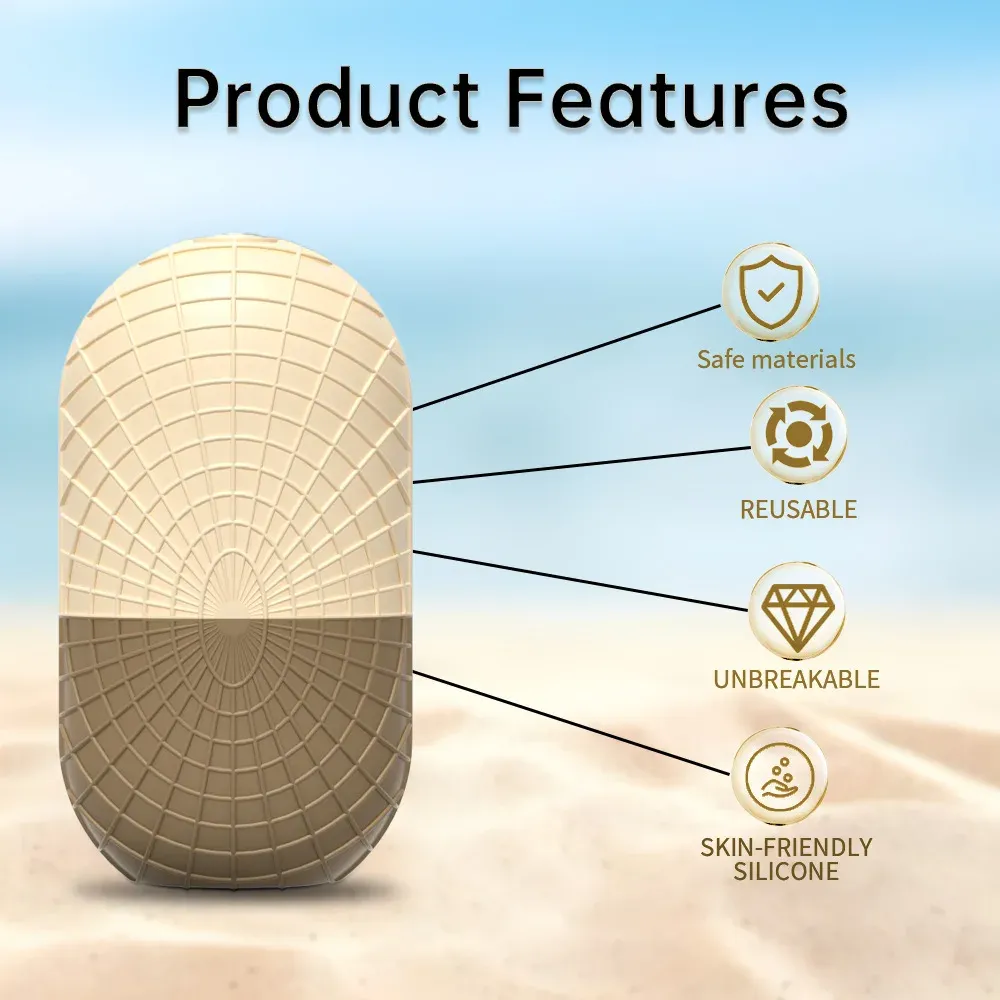 Outil de soin du visage en silicone à boule glacée pour lifting, massage et contour des yeux 3