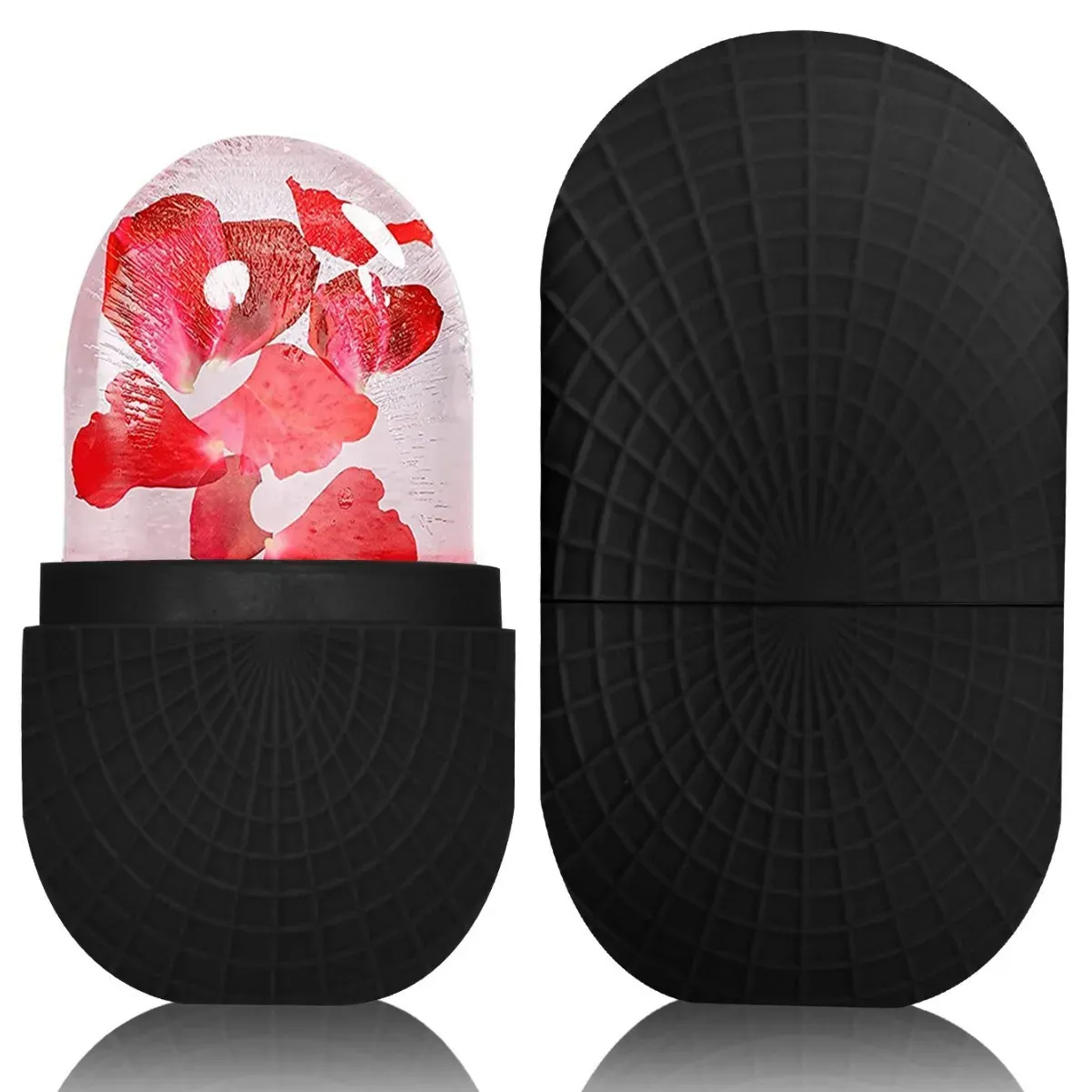 Outil de soin du visage en silicone à boule glacée pour lifting, massage et contour des yeux 10