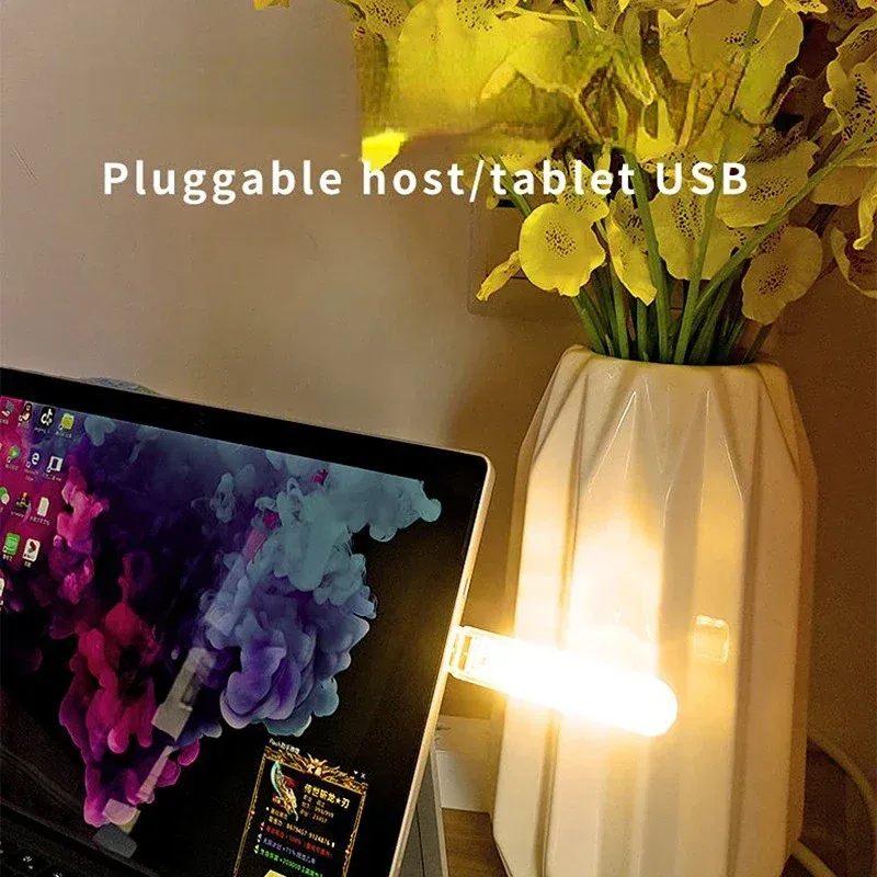 Lampe LED USB en utilisation