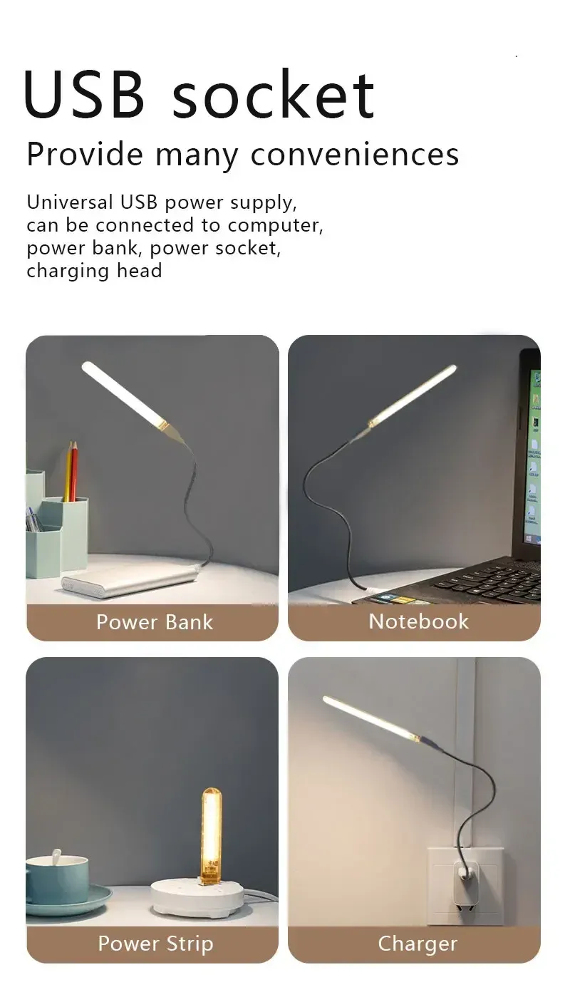 Lampe LED USB, zoom sur le design