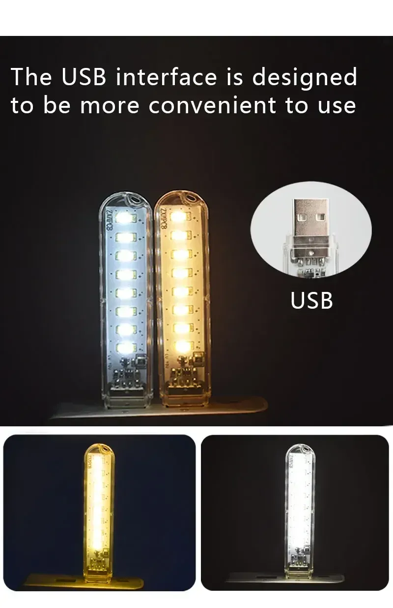 Lampe LED USB en contexte d'usage