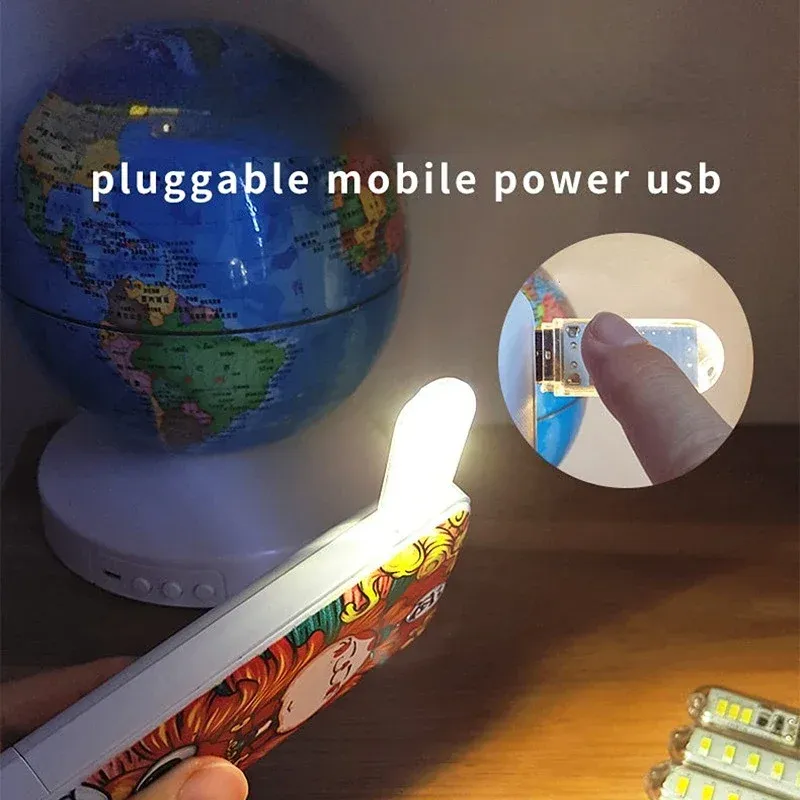 Lampe LED USB sous différents angles