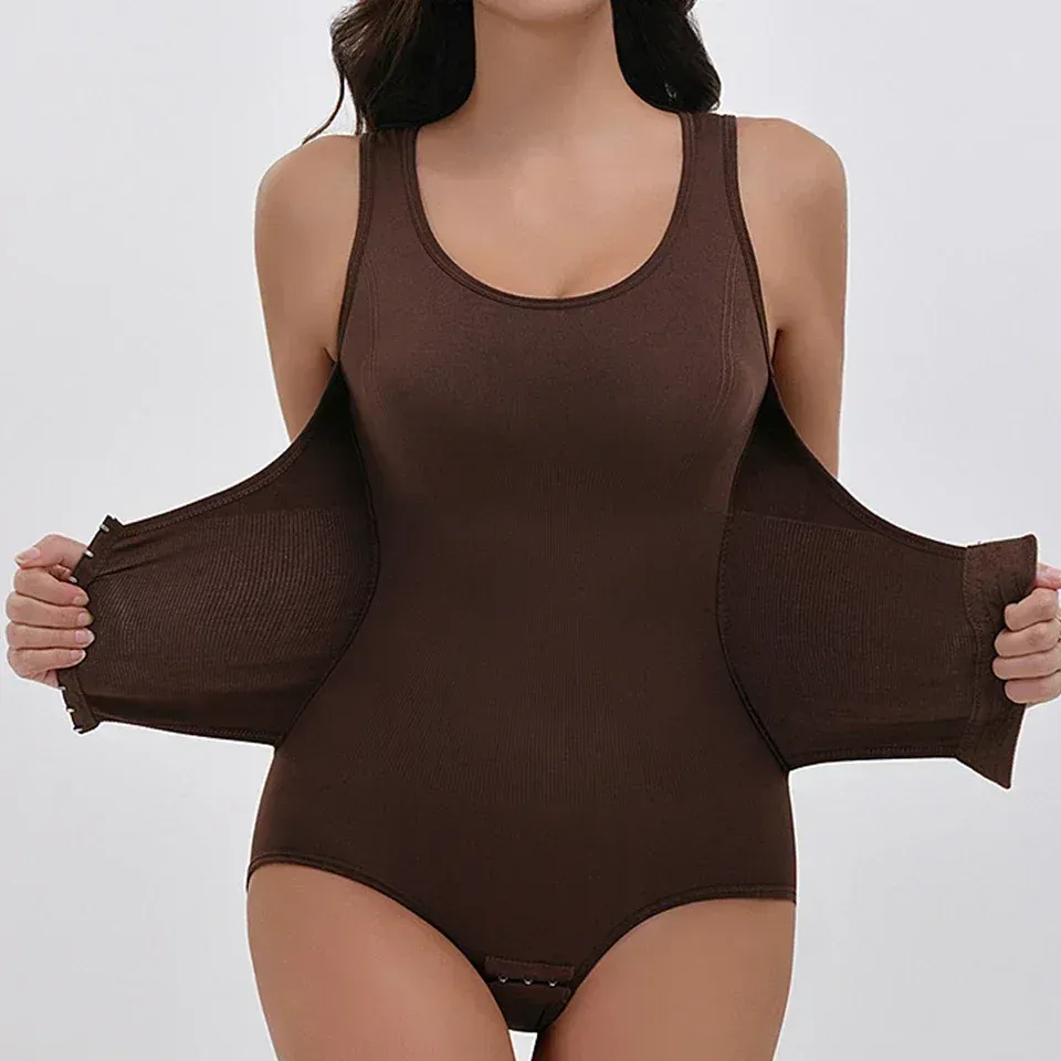 Body Gainant Amincissant pour Femme avec Fermeture Éclair et Ceinture 3