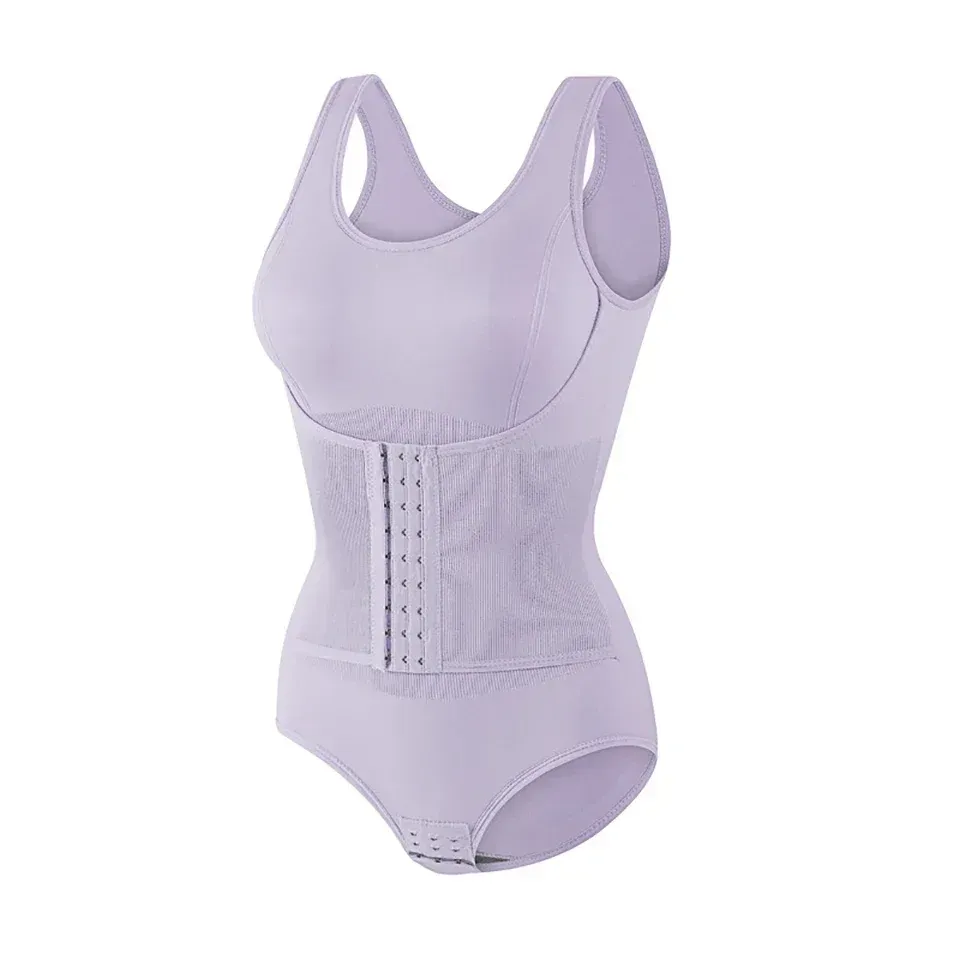 Body Gainant Amincissant pour Femme avec Fermeture Éclair et Ceinture 11