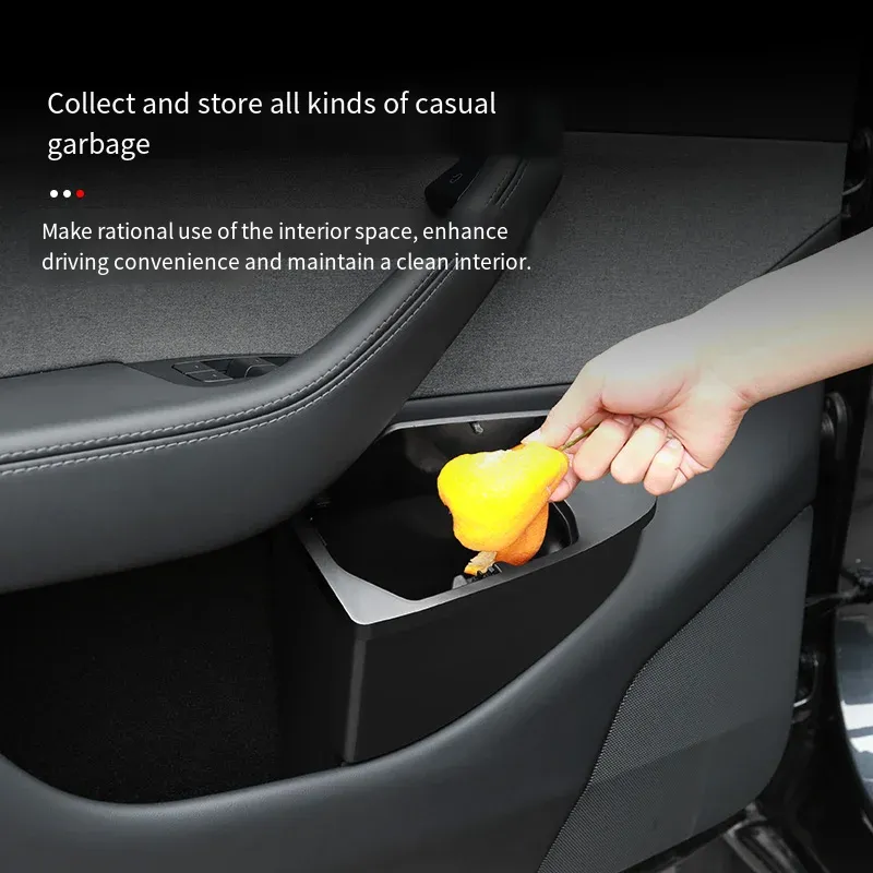 Boîte de rangement multifonctionnelle pour porte de Tesla Model Y Juniper 4