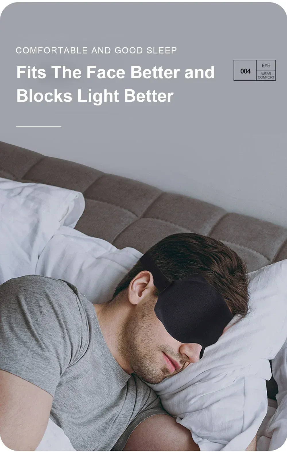Masque de sommeil 3D utilisation