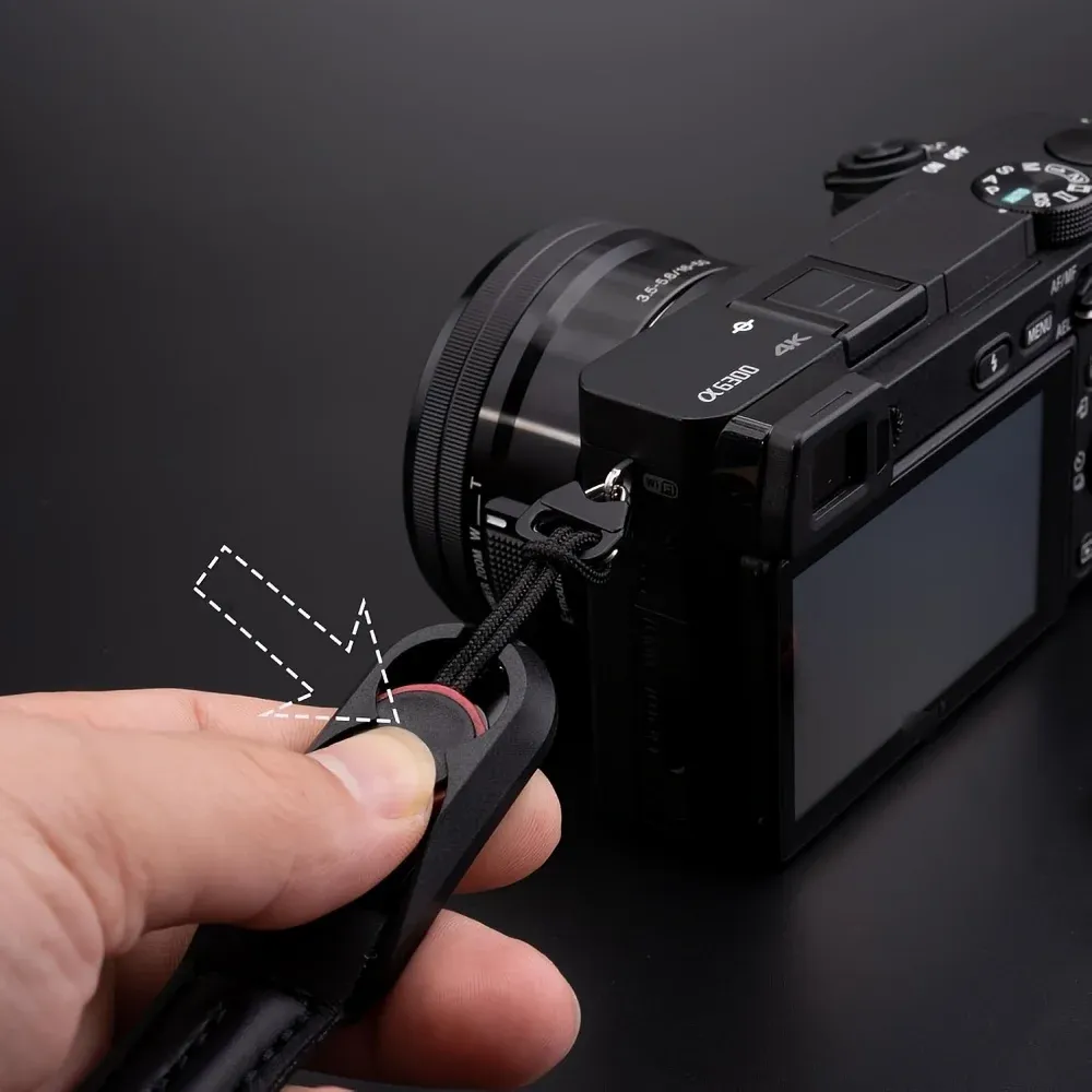 Sangle d'appareil photo réglable à dégagement rapide en polyamide durable, compatible DSLR et hybride (Nikon, Canon, Sony, Fujifilm) 5