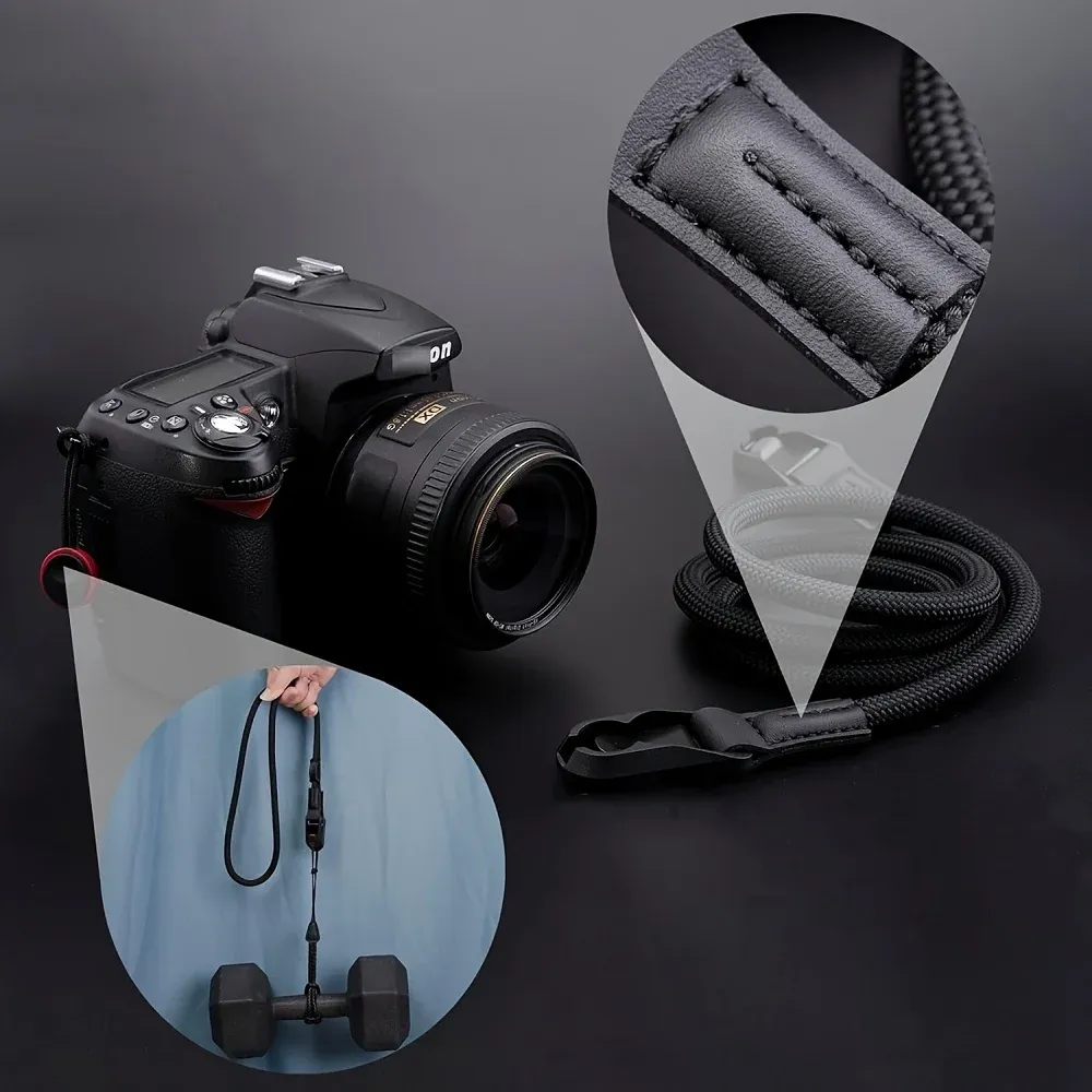 Sangle d'appareil photo, mise en situation