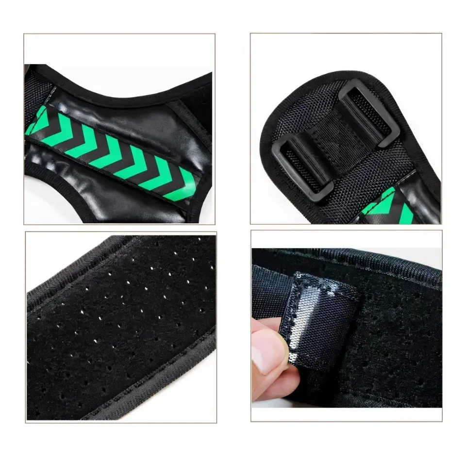Ceinture correctrice de posture réglable pour le haut du dos, soutien claviculaire et vertébral pour la maison, le bureau et le sport 5