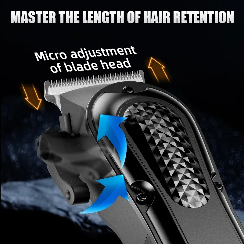 Tondeuse à cheveux électrique professionnelle pour le rasage du crâne et l'auto-toilettage, usage professionnel et domestique - Image 1