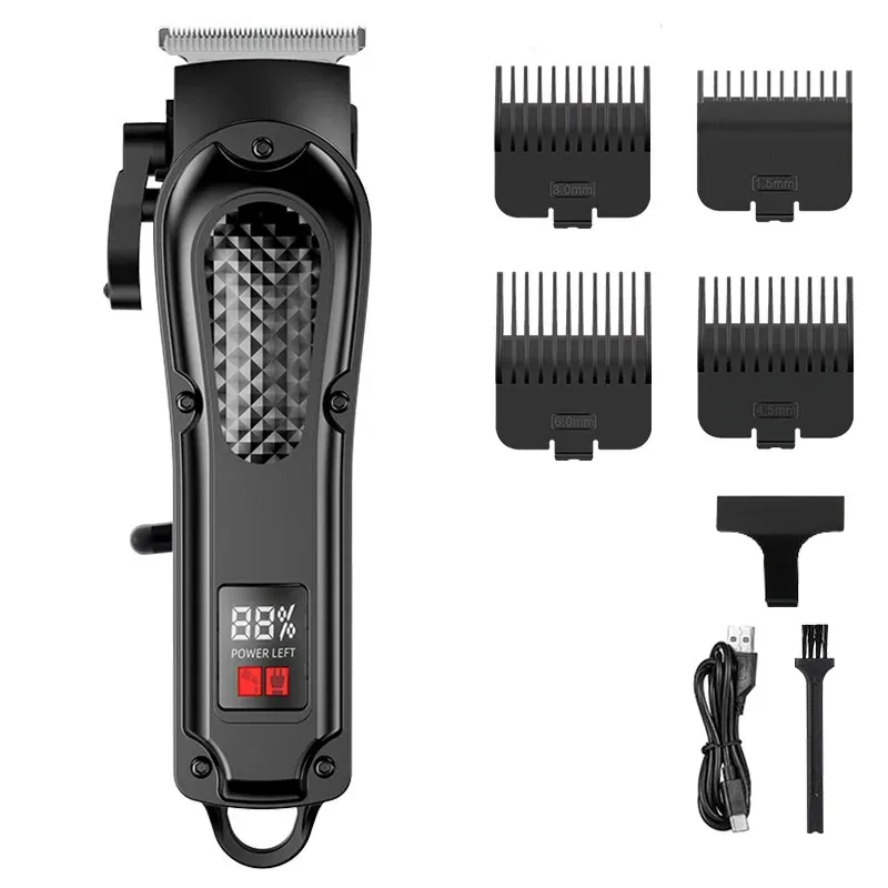 Tondeuse à cheveux électrique professionnelle pour le rasage du crâne et l'auto-toilettage, usage professionnel et domestique 6