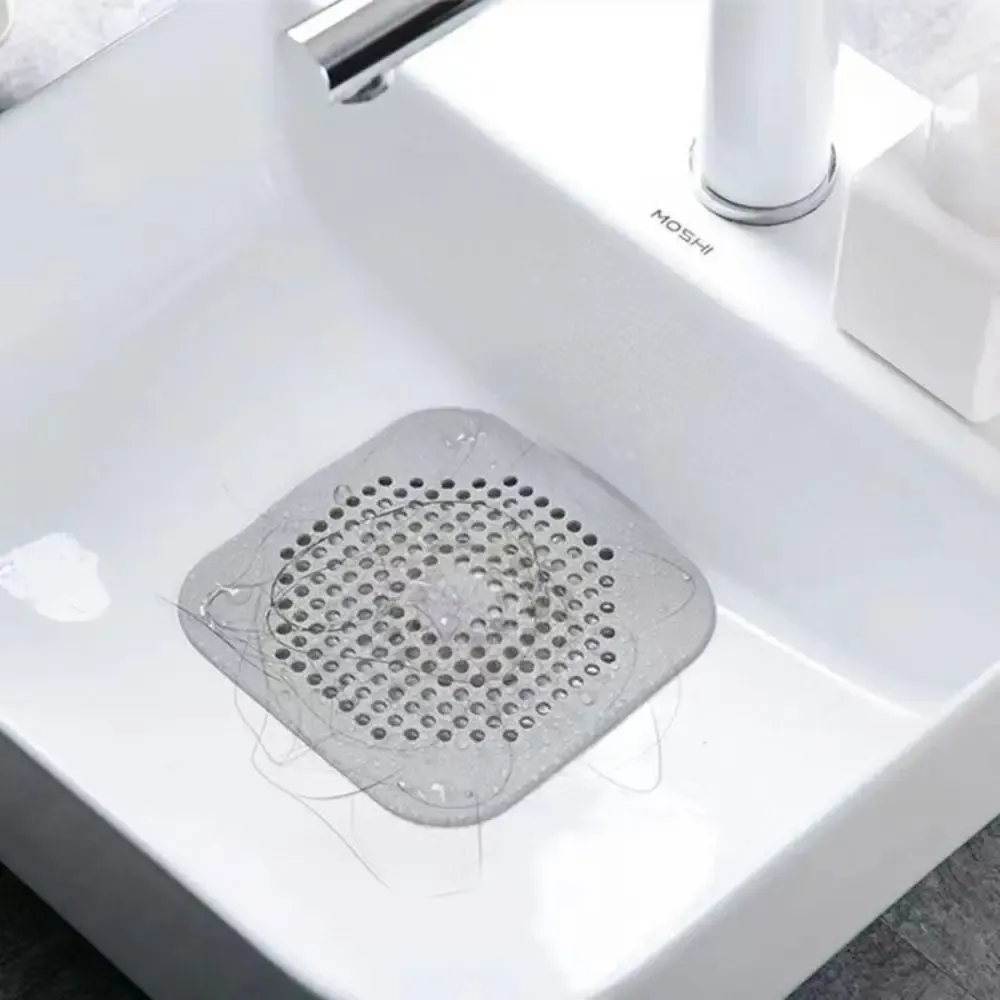 Passoire d'évier en silicone, détail de la prise en main