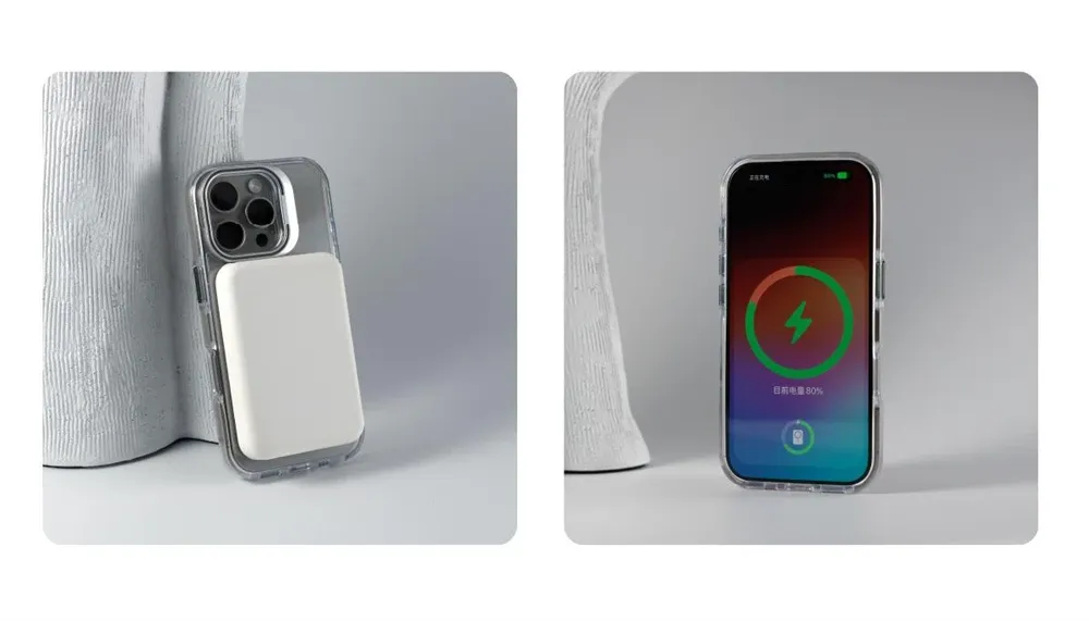 Support intégré de la coque pour iPhone