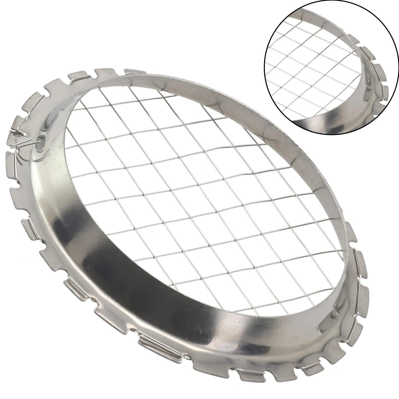 Coupe-grille rond en cubes, trancheur pour œufs, champignons et légumes, coupe-cuisine, outil hachoir, 1 pièce