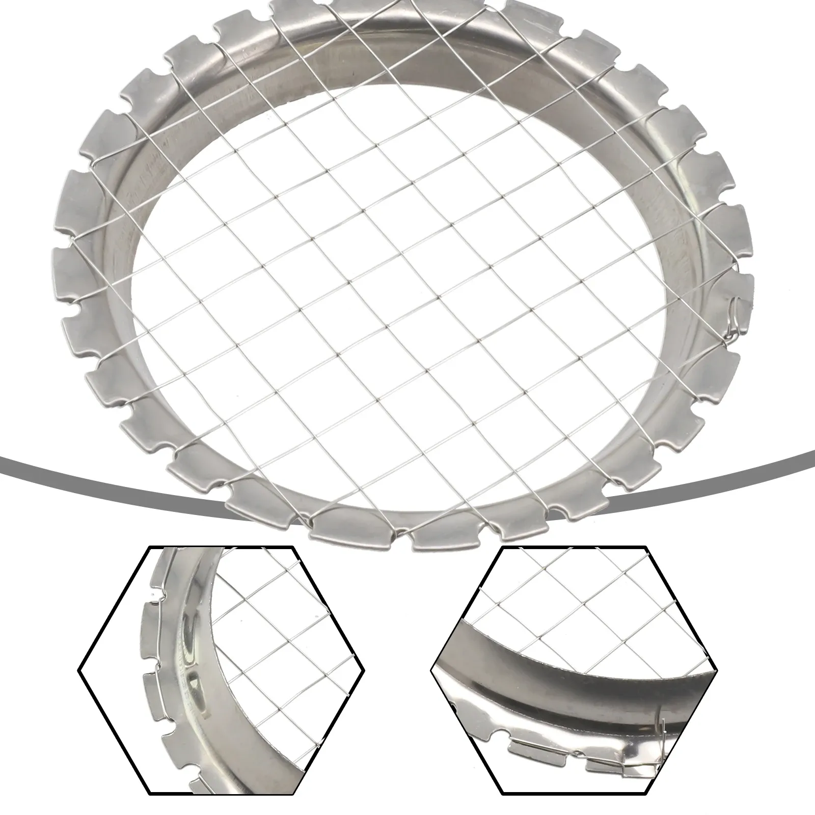 Coupe-grille rond en cubes, trancheur pour œufs, champignons et légumes, coupe-cuisine, outil hachoir, 1 pièce 6