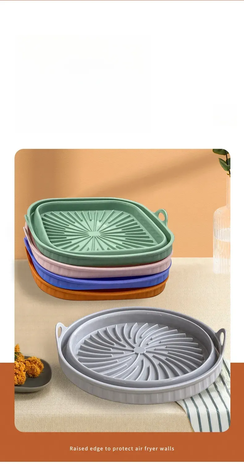 Tapis en silicone pour friteuse à air, détails de finition
