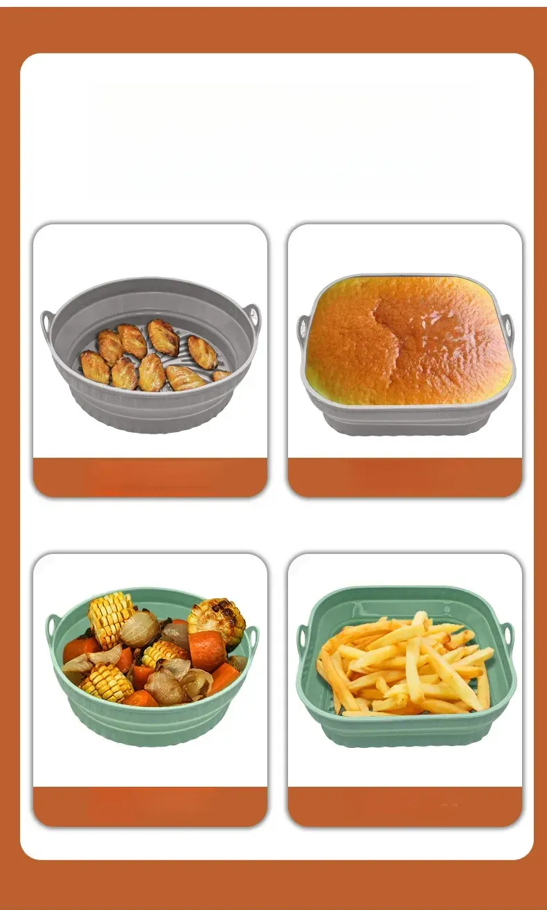 Doublure en silicone pour friteuse à air, ambiance cuisine
