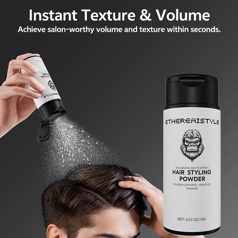 Poudre volumisante et contrôlante pour cheveux – Volume aux racines, tenue longue durée, coiffage toute la journée | Formule sans huile, contrôle du sébum pour femme 1