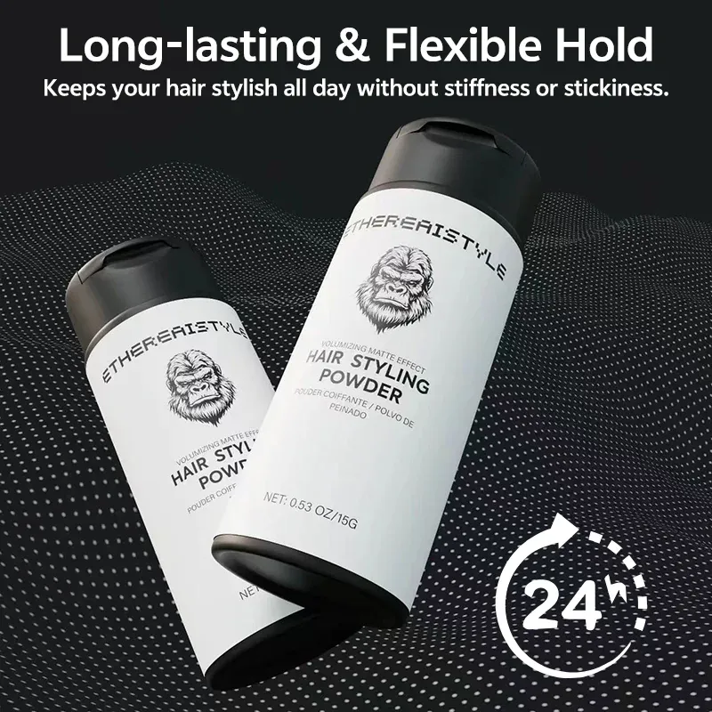 Poudre volumisante et contrôlante pour cheveux – Volume aux racines, tenue longue durée, coiffage toute la journée | Formule sans huile, contrôle du sébum pour femme 2