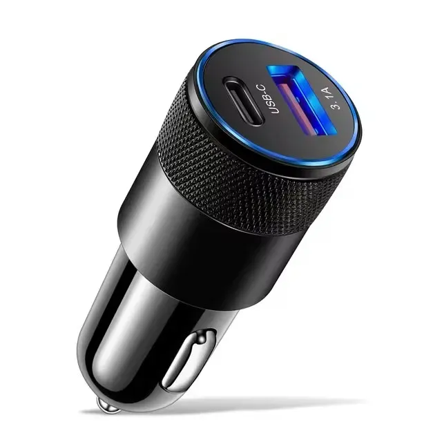 Chargeur de voiture USB-C à charge rapide PD pour Xiaomi et Huawei, adaptateur allume-cigare 8