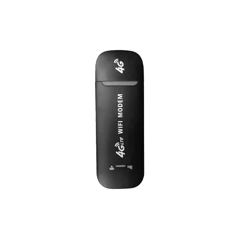 Routeur WiFi 4G LTE noir, jusqu'à 10 utilisateurs, compatible carte micro SIM, USB, plug and play 7