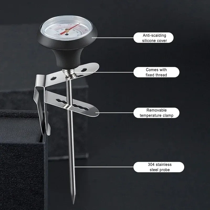 Détail de la sonde thermomètre pour café