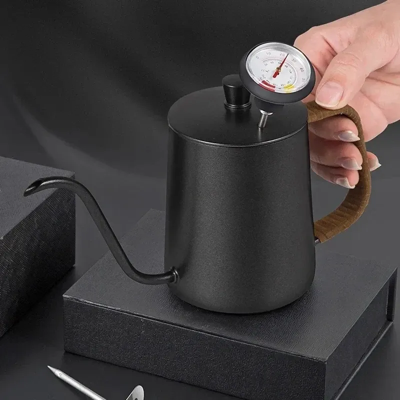 Sonde thermomètre pour café, vue détaillée