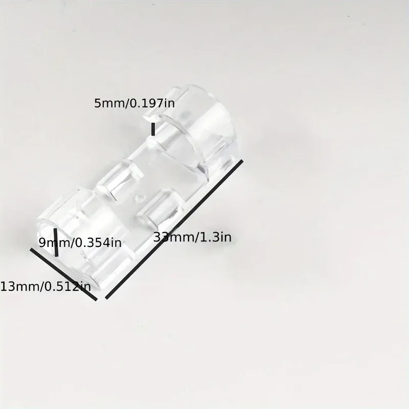 Clips de câble adhésifs transparents, 20/40 pièces, organisateur de câbles sans perçage, supports de câbles pour la maison, clips de fixation de câble 4