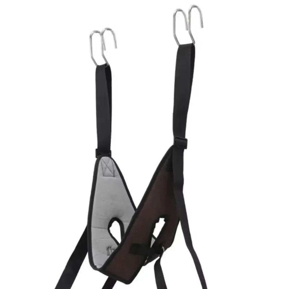 Ceinture de traction cervicale, réglage de la sangle
