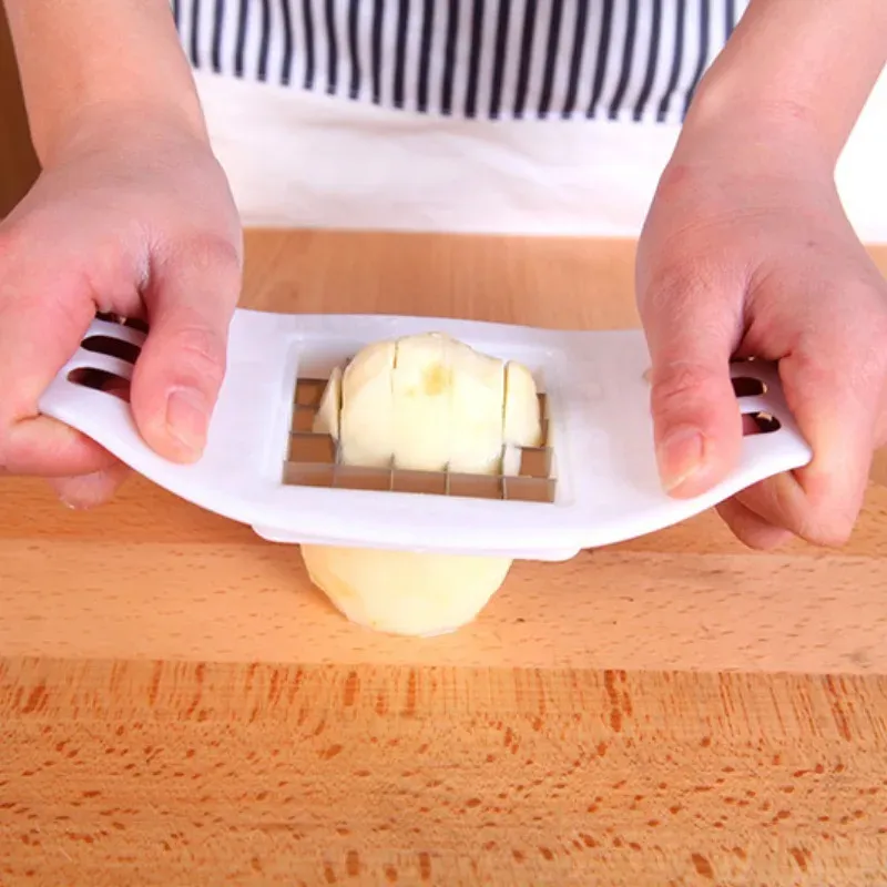 Trancheuse à pommes de terre, finition et ergonomie