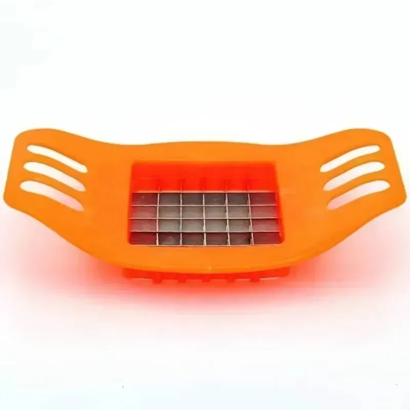 Coupe-frites et trancheuse à pommes de terre et légumes en acier inoxydable, hachoir, accessoire de cuisine 7