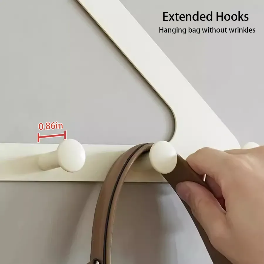 Crochets de porte pour vêtements sans perçage, pour manteaux, chapeaux et sacs 3