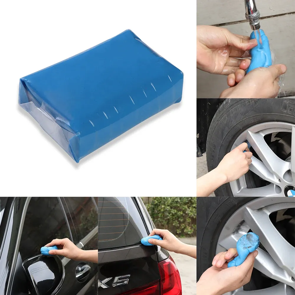 Détail de la barre d'argile bleue