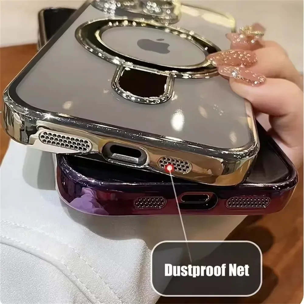 Coque transparente élégante pour iPhone